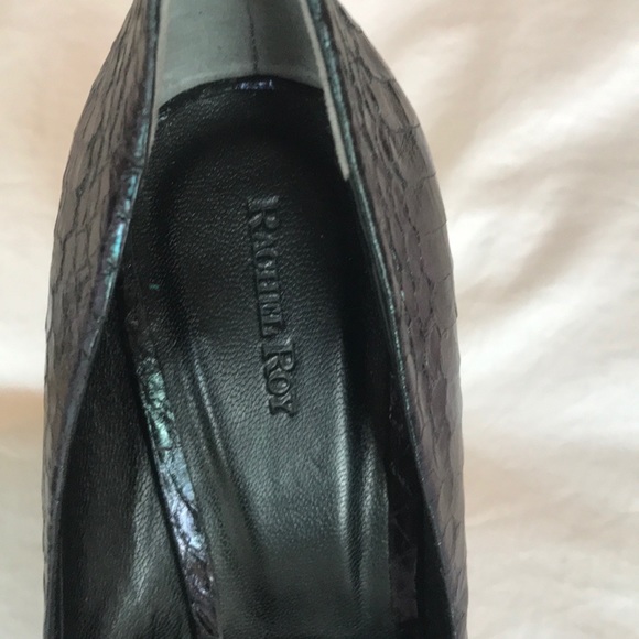 Rachel Roy snakeskin heels. Barely worn. - Picture 2 of 5